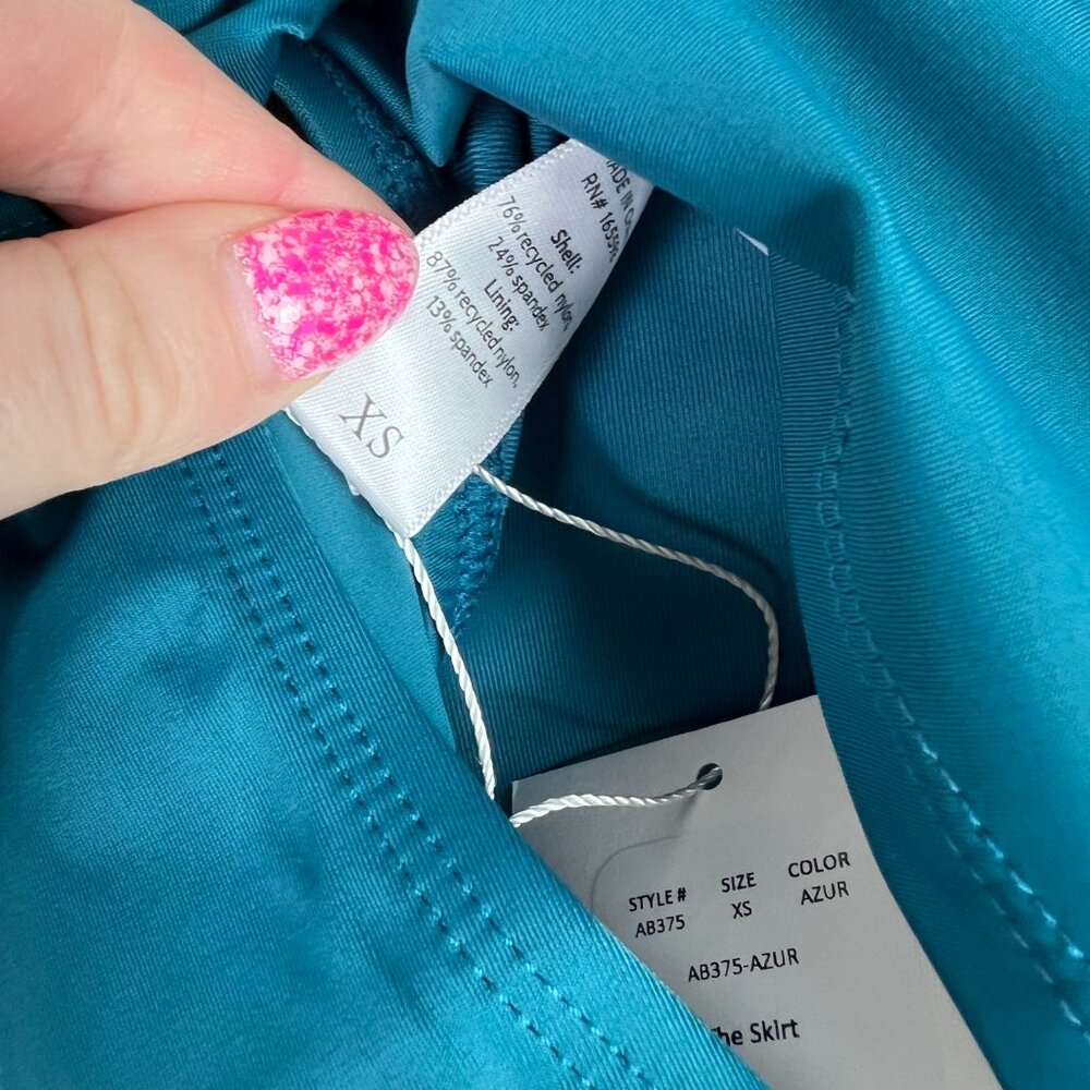 NWT Andie Swim The Skirt Bottom Flat Azure Size XS NEW - Picture 9 of 13